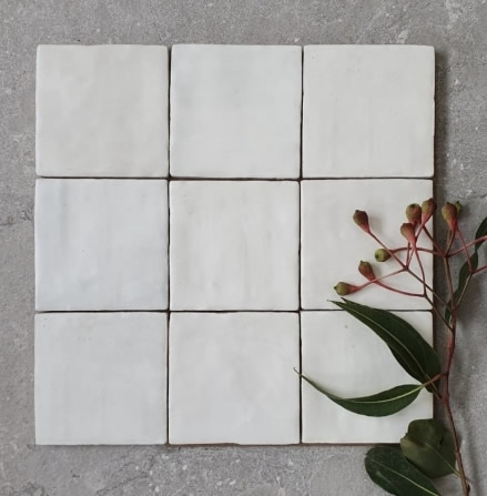 white zellige tiles Sydney